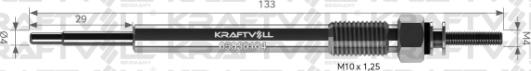 KRAFTVOLL 05030104 - Свічка розжарювання autozip.com.ua