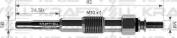 KRAFTVOLL 05030119 - Свічка розжарювання autozip.com.ua