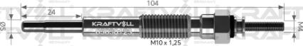 KRAFTVOLL 05030123 - Свічка розжарювання autozip.com.ua