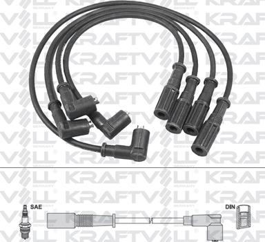 KRAFTVOLL 05070199 - Комплект проводів запалювання autozip.com.ua