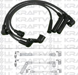 KRAFTVOLL 05070350 - Комплект проводів запалювання autozip.com.ua