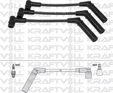 KRAFTVOLL 05070353 - Комплект проводів запалювання autozip.com.ua