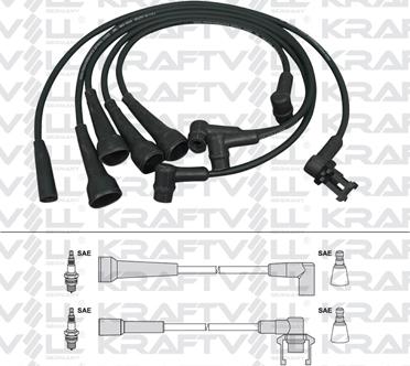 KRAFTVOLL 05070360 - Комплект проводів запалювання autozip.com.ua