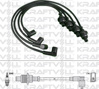 KRAFTVOLL 05070361 - Комплект проводів запалювання autozip.com.ua