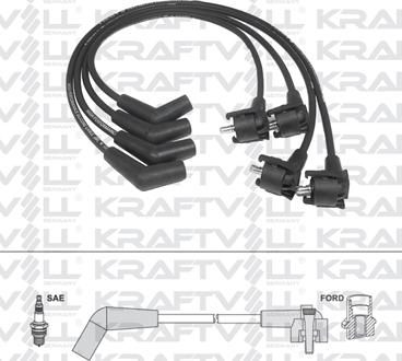 KRAFTVOLL 05070311 - Комплект проводів запалювання autozip.com.ua