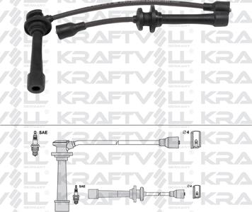 KRAFTVOLL 05070328 - Комплект проводів запалювання autozip.com.ua