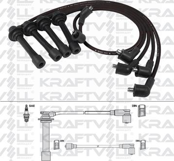 KRAFTVOLL 05070323 - Комплект проводів запалювання autozip.com.ua