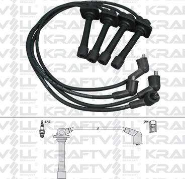 KRAFTVOLL 05070291 - Комплект проводів запалювання autozip.com.ua