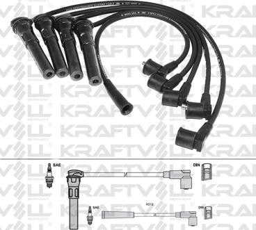 KRAFTVOLL 05070298 - Комплект проводів запалювання autozip.com.ua