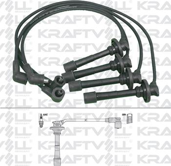 KRAFTVOLL 05070244 - Комплект проводів запалювання autozip.com.ua