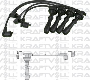 KRAFTVOLL 05070245 - Комплект проводів запалювання autozip.com.ua