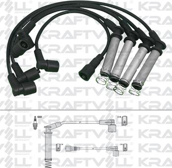 KRAFTVOLL 05070242 - Комплект проводів запалювання autozip.com.ua