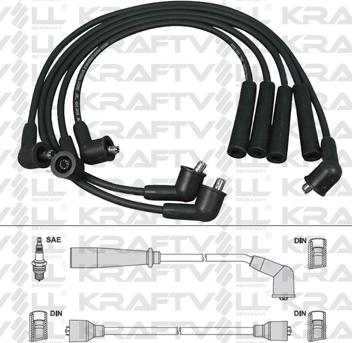 KRAFTVOLL 05070269 - Комплект проводів запалювання autozip.com.ua