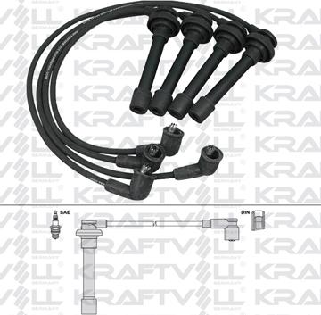 KRAFTVOLL 05070261 - Комплект проводів запалювання autozip.com.ua