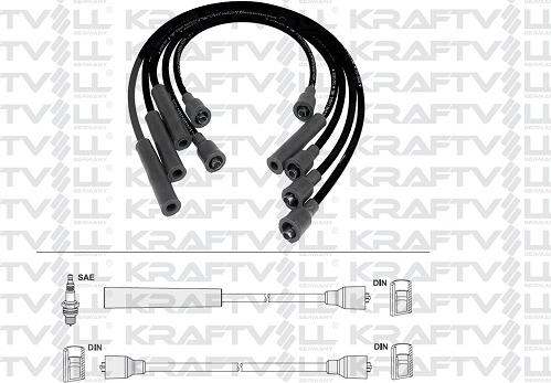 KRAFTVOLL 05070200 - Комплект проводів запалювання autozip.com.ua