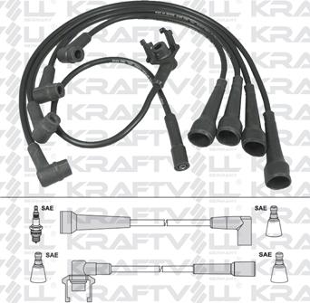 KRAFTVOLL 05070219 - Комплект проводів запалювання autozip.com.ua