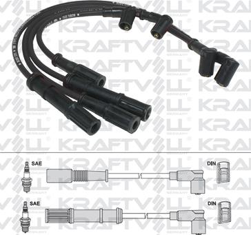KRAFTVOLL 05070210 - Комплект проводів запалювання autozip.com.ua