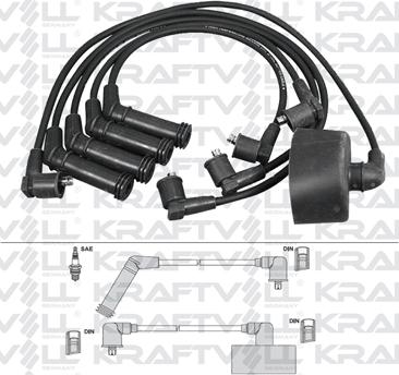 KRAFTVOLL 05070213 - Комплект проводів запалювання autozip.com.ua