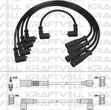 KRAFTVOLL 05070285 - Комплект проводів запалювання autozip.com.ua