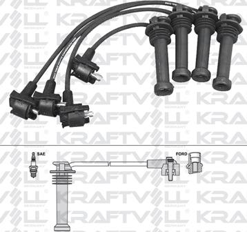 KRAFTVOLL 05070231 - Комплект проводів запалювання autozip.com.ua