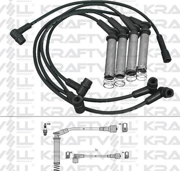 KRAFTVOLL 05070226 - Комплект проводів запалювання autozip.com.ua