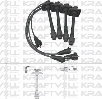 KRAFTVOLL 05070270 - Комплект проводів запалювання autozip.com.ua