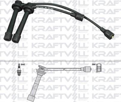 KRAFTVOLL 05070273 - Комплект проводів запалювання autozip.com.ua