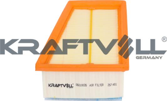 KRAFTVOLL 06010026 - Повітряний фільтр autozip.com.ua