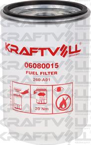 KRAFTVOLL 06080015 - Паливний фільтр autozip.com.ua