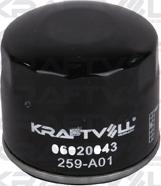 KRAFTVOLL 06020043 - Масляний фільтр autozip.com.ua