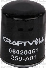 KRAFTVOLL 06020061 - Масляний фільтр autozip.com.ua