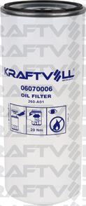 KRAFTVOLL 06070006 - Масляний фільтр autozip.com.ua