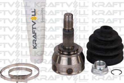 KRAFTVOLL 01020057 - Шарнір, ШРУС, приводний вал autozip.com.ua