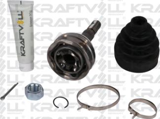 KRAFTVOLL 01020128 - Шарнір, ШРУС, приводний вал autozip.com.ua