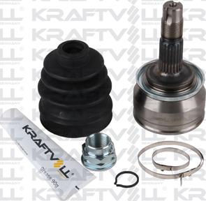 KRAFTVOLL 01020250 - Шарнір, ШРУС, приводний вал autozip.com.ua