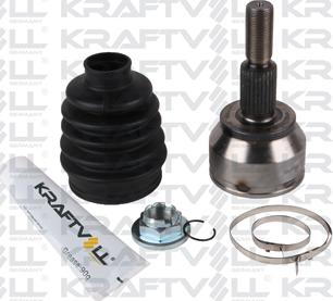KRAFTVOLL 01020226 - Шарнір, ШРУС, приводний вал autozip.com.ua