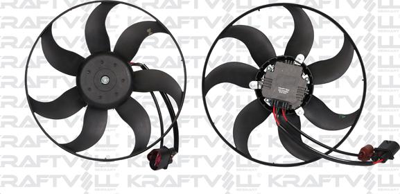 KRAFTVOLL 08120024 - Вентилятор, охолодження двигуна autozip.com.ua