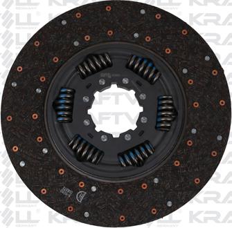 KRAFTVOLL 03030002 - Диск зчеплення autozip.com.ua