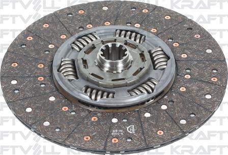 KRAFTVOLL 03030016 - Диск зчеплення autozip.com.ua
