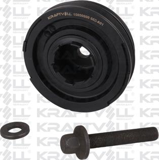 KRAFTVOLL 15050080 - Ремінний шків, колінчастий вал autozip.com.ua