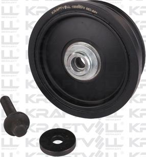 KRAFTVOLL 15050038 - Ремінний шків, колінчастий вал autozip.com.ua