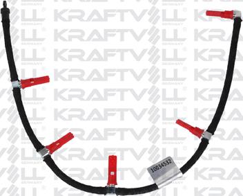 KRAFTVOLL 10034532 - Шланг, витік палива autozip.com.ua