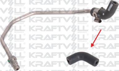 KRAFTVOLL 10031255 - Трубка повітря, що нагнітається autozip.com.ua