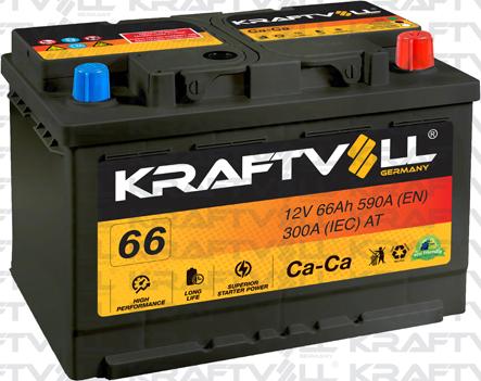 KRAFTVOLL 18010009 - Стартерна акумуляторна батарея, АКБ autozip.com.ua