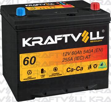 KRAFTVOLL 18010008 - Стартерна акумуляторна батарея, АКБ autozip.com.ua