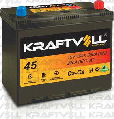 KRAFTVOLL 18010002 - Стартерна акумуляторна батарея, АКБ autozip.com.ua