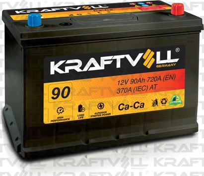 KRAFTVOLL 18010015 - Стартерна акумуляторна батарея, АКБ autozip.com.ua