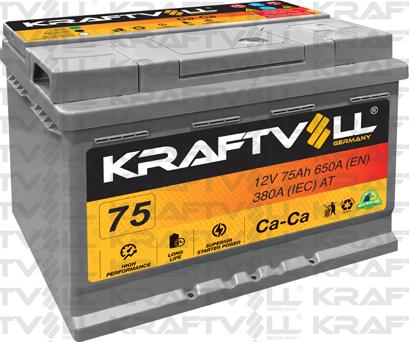 KRAFTVOLL 18010013 - Стартерна акумуляторна батарея, АКБ autozip.com.ua