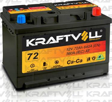 KRAFTVOLL 18010012 - Стартерна акумуляторна батарея, АКБ autozip.com.ua