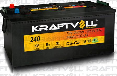 KRAFTVOLL 18020009 - Стартерна акумуляторна батарея, АКБ autozip.com.ua
